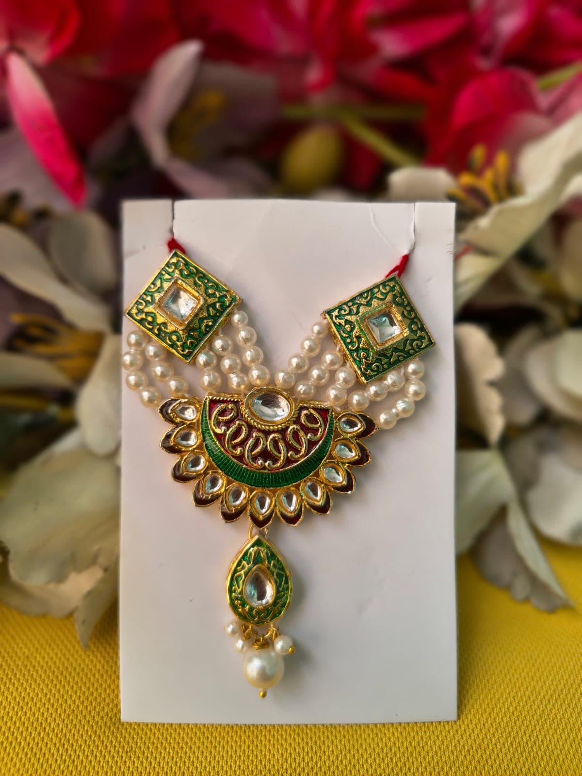 Meenakari Heavy Chokar Pendanat