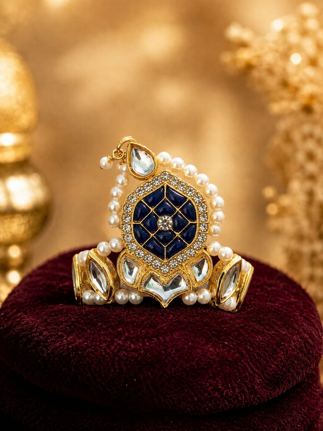 Mukut For Laddu  Gopal Black