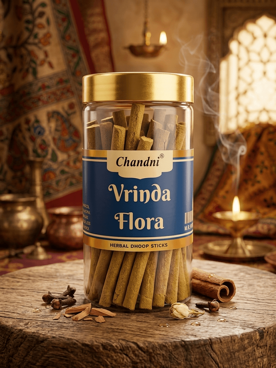 Vrinda Flora Bambooless Dhoop Sticks