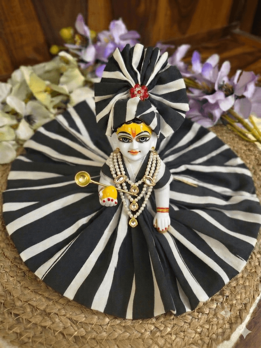 Soft Cotton Summer Poshak with Matching Pagadi